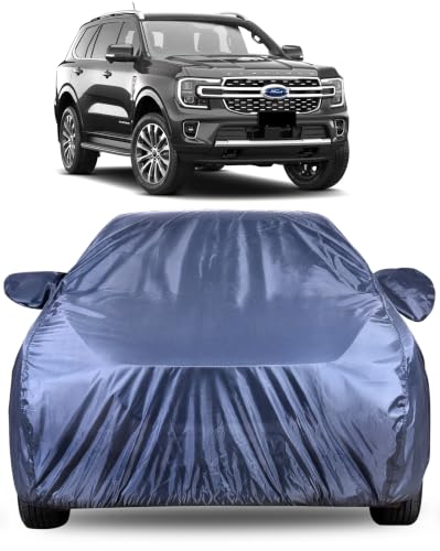 Image of Autofact Car Cover for Endeavour 2016-2021 | Water-Resistant Car Body Cover | All Weather Light-Weight Triple-Stitched Outdoor Shield with UV Protection, Dustproof & Heat-Resistant
