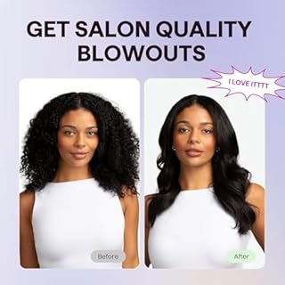 Wavytalk Thermal Brush, Heated Hot Brush for Hair Styling, 38mm IonicThermal Round Iron for Blowout Express, Heated Curling Iron Create Natural Curls, Dual Voltage and UK Plug, Rose Gold