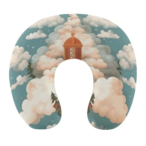 Almohada de viaje espuma viscoelástica 30x25 cm miniatura 1