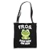 Cute Frog Fully Rely On God Christian Frog Tote Bag