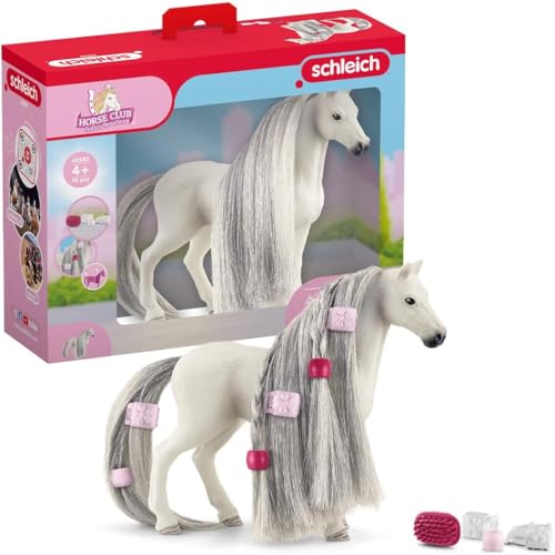 Pettinate la criniera del vostra cavalla Quarter Horse e decoratela con accessori come fermagli e perline colorate