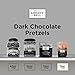 Liberty Bell Real Dark Chocolate Covered Pretzels, 5-Ounce Bag (Pack of 6)