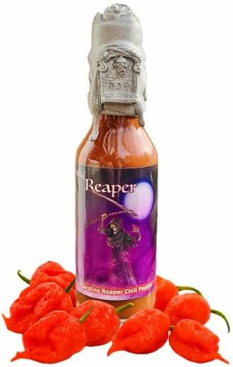 Wicked Reaper Reserve Carolina Reaper Hot Sauce, 5 oz – Silver Edition