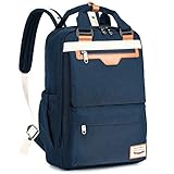 Myhozee Rucksack Damen Rucksäcke Herren Tagesrucksack mit Laptopfach & Anti Diebstahl Tasche Wasserdichter Schulrucksack Laptop Rucksack 15.6 Zoll für Uni Reisen Freizeit Job, Blue