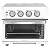 Cuisinart Air Fryer Toaster Oven with Grill, 1800W 8-1 Air Fryer Oven with Bake, Convection Bake, Grill, Broil and Warm Options, Large Capacity, 60-Minute Timer, TOA-70W, White