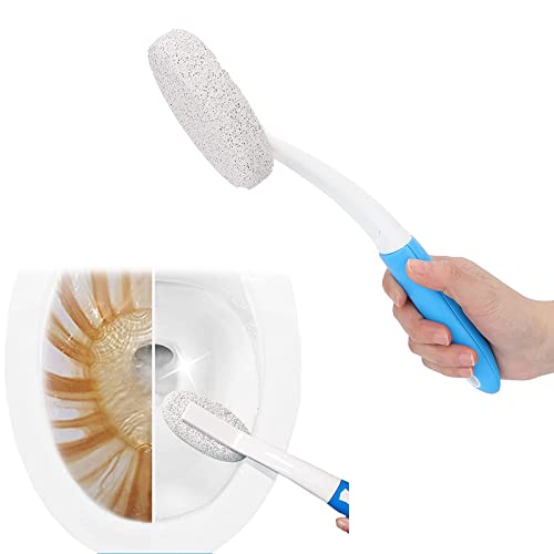 Pumice Stone Cleaning Brush, Hard Water Wand Pumice Stone Toilet Bowl Cleaner, Scouring Stick