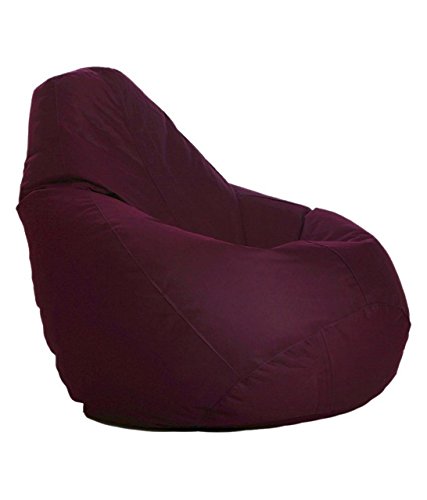 Image of Comfy Bean Bags XXXL Bean Bag Filled with Beans Filler (Maroon)
