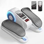 soges Under Desk Elliptical Machine,Seated Pedal Exerciser for Senior,12 Adjustable Speeds Portable Bidirectional Ellipse Exerciser,Ellipse Leg Exerciser with Remote Control and Manual Mode,White