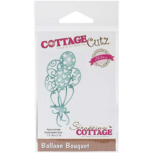 CottageCutz Elites Die -Balloon Bouquet 1.5"X3"
