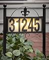 DoinMaster Solar House Number Display Stakes (Double Stake Item)