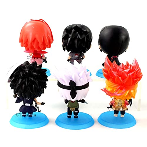 Image of Trunkin Anime obita Kakashi Sasuke Itachi Figurines Anime weeb Manga Collectible Action Figure Toys Set I