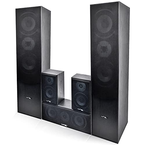 HYUNDAI Ensemble 5 Enceintes HiFi/Home-Cine 850W E1004BL - Les Beatles, Paul McCartney, John Lennon, RIngo Starr, George Harrison HYUNDAI Ensemble 5 Enceintes HiFi/Home-Cine 850W E1004BL