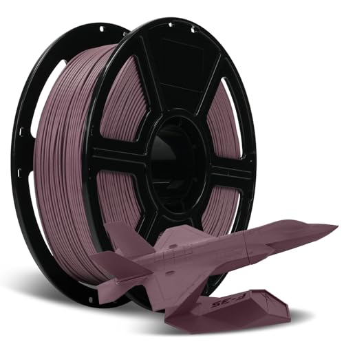Image of FLASHFORGE Carbon Fiber PLA Filament 1.75mm Dusty Pink, Reinforced 3D Printer Filament 1kg, Lightweight & High-Strength PLA-CF Filament, Strong & Easy to Print
