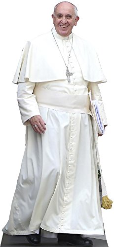 Wet Paint Printing H48061 Pope Francis Standing Cardboard Cutout
