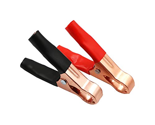 CentIoT - 50A 80mm Heavy Duty Large Alligator Clip Plastic and Copper Metal - for Car Caravan Van Battery Test Lead jumper Clips (2PCS) (B08YN5JG99) Amazon Price History, Amazon Price Tracker