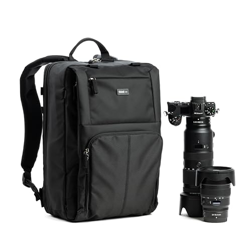 Think Tank Shape Shifter 25L Camera Backpack, Expandable/Compressible, 25 Liters, Multiple Camera Storage, for Traveling Photographers and Photojournalists (Black)