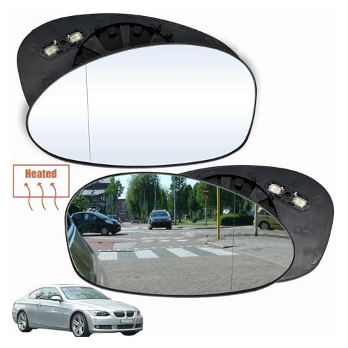 Miroir chauffant de rétroviseur pour BMW E90 E46 dégivrage rapide côté gauche