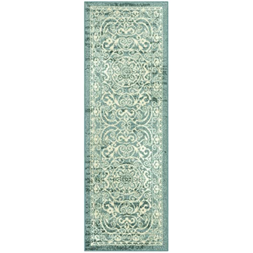 Photo 1 of **used-needs cleaning**
1.8 x 4.10 Maples Rugs Pelham Vintage Runner Rug Non Slip Washable Hallway Entry Carpet [Made in USA]