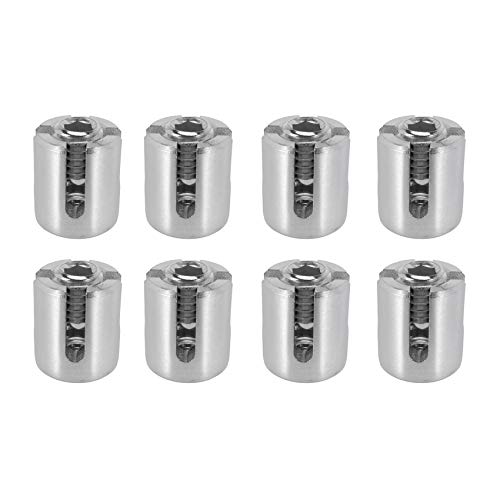 Xtahdge 8 Pieces Stainless Steel Wire Green Rope Wall Trellis Mount Clip 3Mm Wire