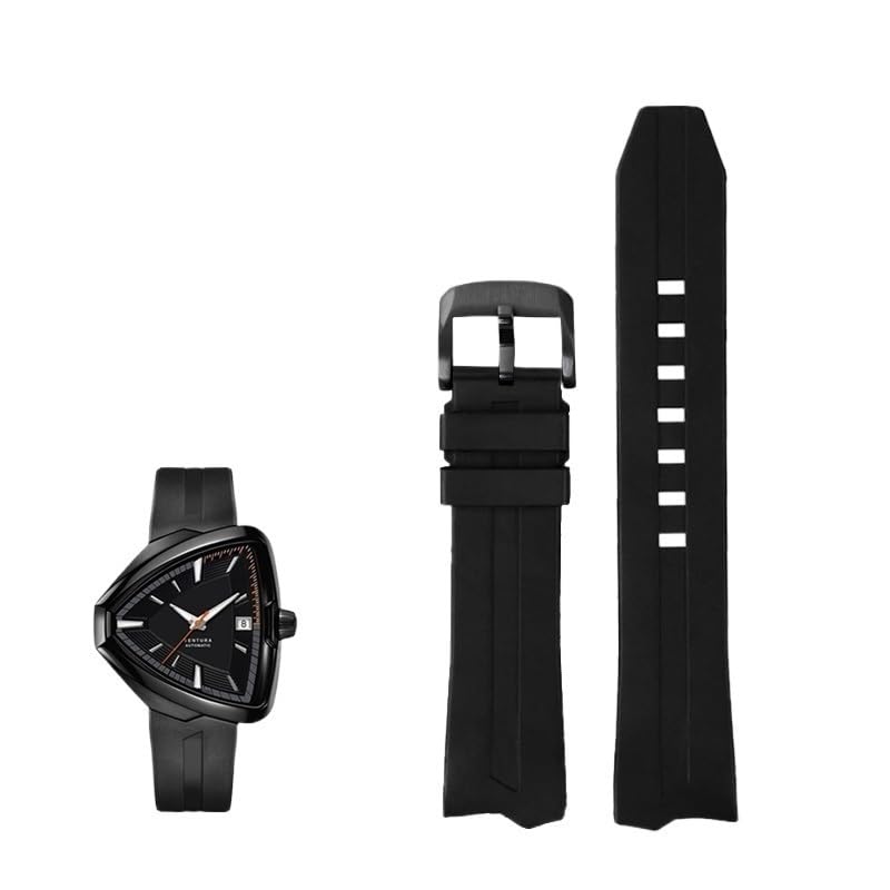 Bracelet montre FKM pour Hamilton Ventura H245950 rechange souple