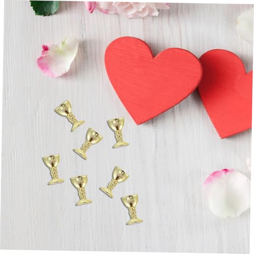 Mini Copas de Ofrenda de Plástico Dorado VANZACK para Evitar Roturas en Bodas 6