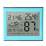 Surveille les niveaux d'humidité : suit l'humidité de 10 % à 99 % d'humidité relative, parfait pour maintenir les conditions pour les plantes ou les articles fragiles à l'intérieur.