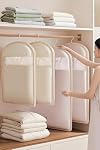 51" Compression Garment Bags – 2 Pack – 40% Space Saving for Down Jackets & Coats – Heavy Duty Twill Fabric