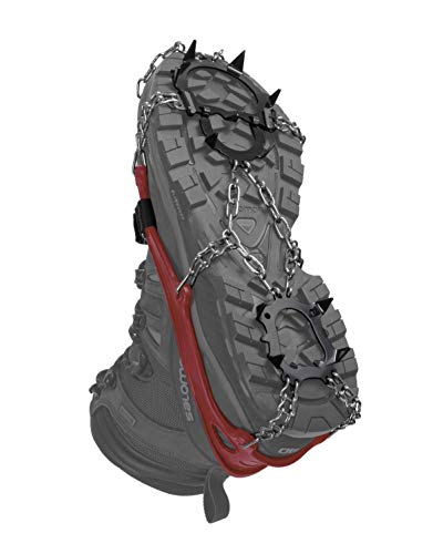 Hillsound Trail Crampon Traction Device, Red, Medium