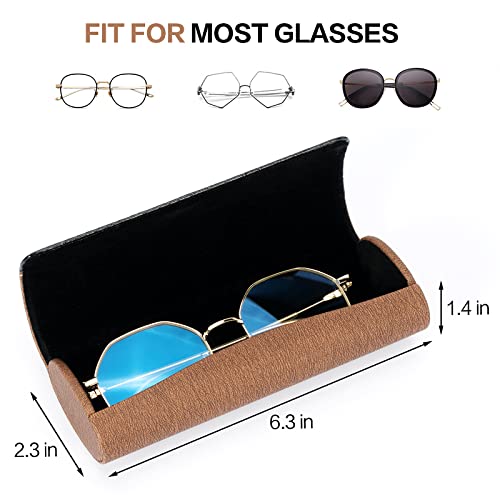 Image of Vemiss Hard Shell Eyeglass Cases, Lightweight Portable Glasses Case for Women Men