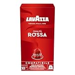 Lavazza, Qualità Rossa, Nespresso Compatible Aluminium Capsules,, 1 Pack of 10 Capsules
