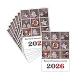 ✅ QUALITE : Papier haut de gamme 350G/m² et impression de qualité pour ces cartes de Voeux 2026 Traditionnelle