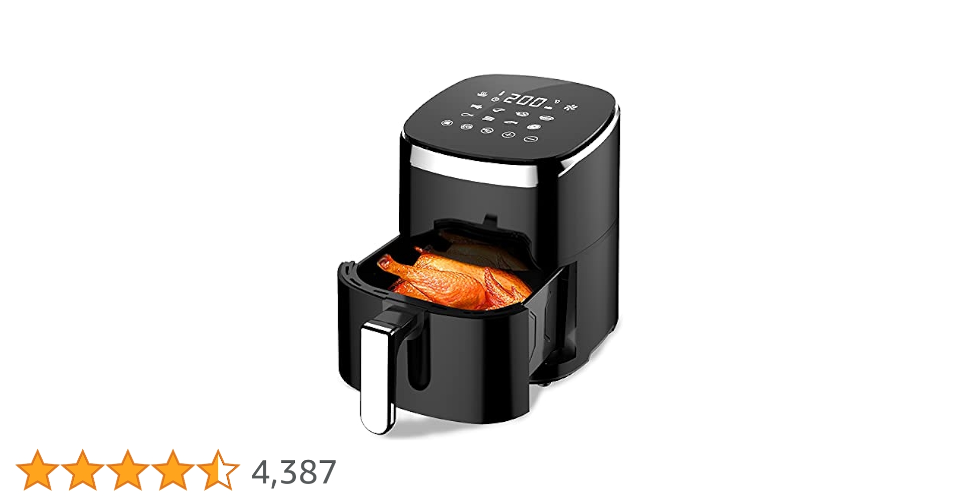 Amazon.co.jp: Wallfire ノンフライヤー 4.5L大容量 電気