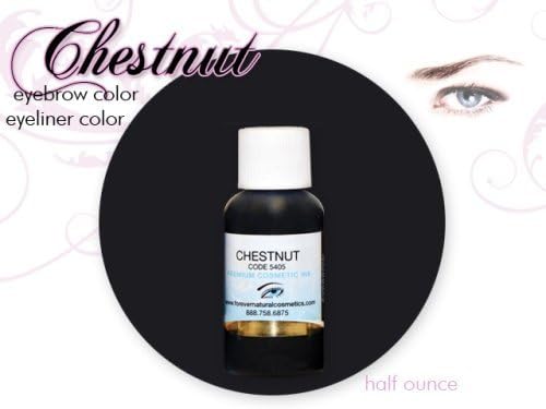 Forever Natural Permanent Makeup Cosmetics Pigment Ink Eye Liner Eyebrows Dark Brown - Chestnut