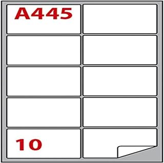 Markin 210A445 Color blanco 1000pieza(s) - Etiqueta autoadhesiva (Color blanco, 57 mm, 99,6 mm, 1000 pieza(s))