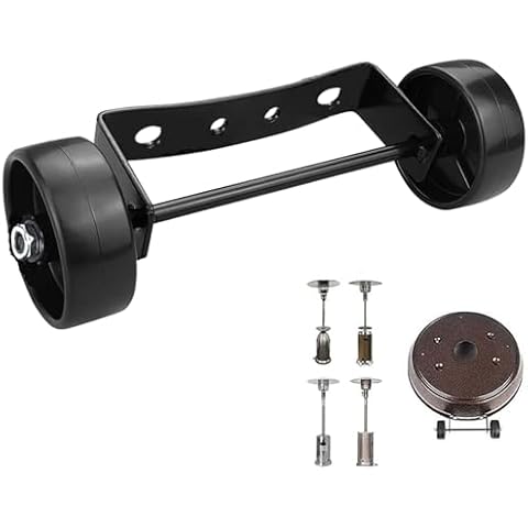 Outdoor Patio Heater Propane Universal Patio Heater Wheel Kit Patio Heater Replacement Parts outdoor Heaters for Patio Heaters Outdoor Heater Propane Easy to Move/Install Cover