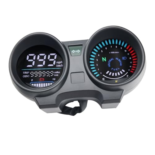 デジタル電子機器 オートバイ温度計 スピードメーター 為に ホン&ダ CG150 2004-2009 ファン 150用 デジタルゲージ