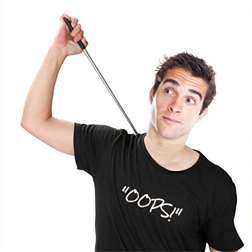 Naziyo 【Upgrade】 2 Pack Bear Claw Back Scratcher - Portable Telescoping Backscratchers For Men Women With Carrying Bag #TOP4