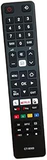 tianxunh Replacement TOSHIBA CT-8069 Remote Control Fit for Toshiba LCD LED TV 49U5766DB 43U6763DB 43L3653DB 49U6663DB 65U6663DB 32L3753DB 49U6763DB 55U6663DB 55L3753DB, No Setup Required