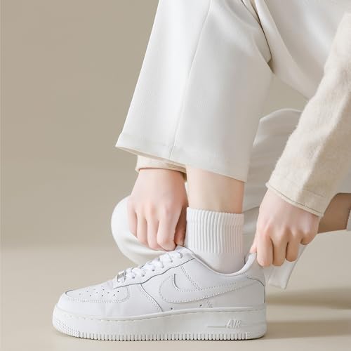 Image of MAGIARTE Womens Mini Crew Ankle Socks Athletic Casual Cotton Socks for Women