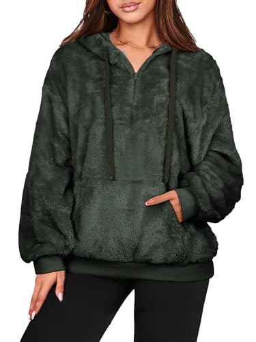 Amazon.com: Sherpa Fleece Hoodies for Women Fuzzy Oversized