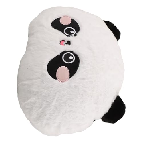 Ipetboom Cojín Lumbar de Apoyo para Coche Diseño Panda, Almohada de Asiento Soporte Ergonómico para Espalda Baja, Cojín Suave y Duradero para Silla de Automóvil y Oficina, Reposacabezas