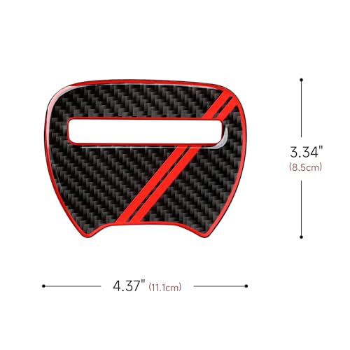 Image of Car Trim Decals for 2014 2015 2016 2017 2018 2019 2020 2021 2022 2023 Dodge Durango Accessories Stickers, Black