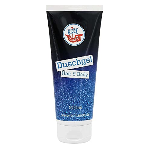 F.C. Hansa Rostock 2in1 Duschgel für Haut und Haar, Hair and Body Shampoo - Plus Lesezeichen Wir lieben Fußball Cover