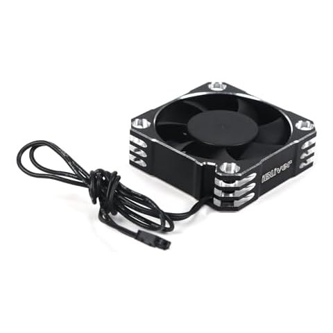 iBlivers RC Car 50mm Motor Cooling Fan Heatsink 10000RPM Brushless ESC Cooling Fan with XH Connect for RC Car 1/8 1/10 Cover