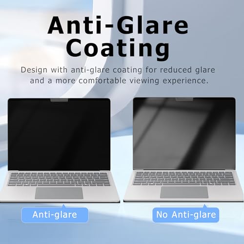 Protector de pantalla extraíble para Surface Laptop de 15 pulgadas antiespía y luz azul 6