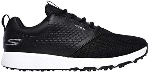 Skechers Go Golf Men's Elite 4 Prestige Relaxed Fit Waterproof Golf Shoe, Black/White, 8.5 M US | Image 3