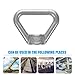 FRCOLOR 304 Stainless Steel Triangle Ring Nut Eye Nut Lifting Hardware Marine Grade Tie Down Rings Industrial Fastener