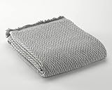 Colcha multiusos India gris
