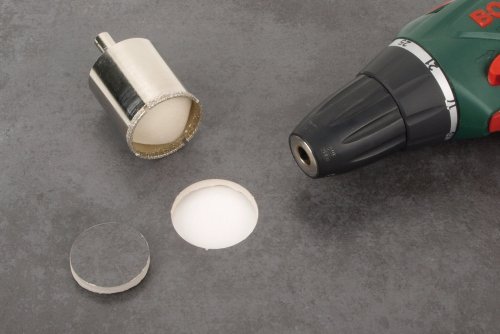 Wolfcraft Sega a tazza diamantata Ceramic con