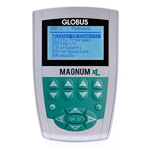 Globus G3218, Magnetoterapia Magnum XL con sulenoides rígidos Unisex Adulto, Plata, Única